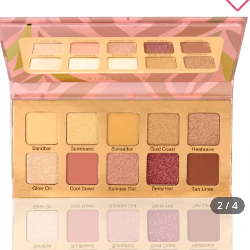 VIOLET VOSS Sunkissed Summer Eye Shadow and Pressed Pigment Palette $37 NIB